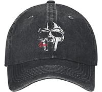 ZNODXFIV Classic Retro Design MF Doom Madvillain Baseball Cap for Men Women Distressed Denim Sun Cap Hip Hop Outdoor Running Golf Gift Hats Cap