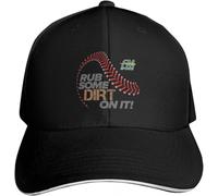 ZNODXFIV Classic Rub Some Dirt On It - FM Sports Baseball Cap Designer Hat Luxury Cap Luxury Man Hat Mens Caps Women's