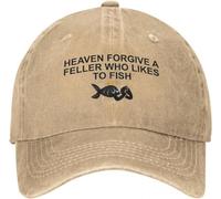 ZNODXFIV Heaven Forgive Baseball Caps Fashion Washed Denim Hats Outdoor Adjustable Casquette Sports Baseball Cowboy Hat for Unisex Cool