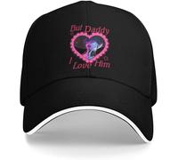 ZNODXFIV Personalised Baseball caps But Daddy I Love Him Baby Saja Casual Baseball Cap Summer Kpop Hunter Villain Trucker Hat Snapback Cap Baseball Caps Teacher Gifts Cool