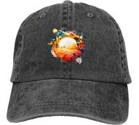 ZNODXFIV Washed Men's Baseball Cap Trees Trucker Snapback Caps Dad Hat Many Lands Under One Sun Golf Hats Cool