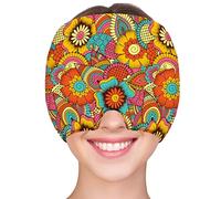 ZNÖCUETÖD Migraine Relief Cap Headache Relief Cap Cold Cap Ice Hat for Migraines Headache Sinus Stress Tension Head Ice Pack Wrap Migraine Mask Hangover Cap Ice Beanie Hot/Cold Compression Women