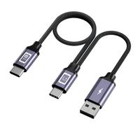 Znoogrn USB C Live Sound Card OTG Charge Adapter, Type C to USB C and USB A Splitter Cord Fast Charging Cable, 2 in 1 USB C Male to USB A Male Cahrging and USB C Male Audio Connector Adapter Cable