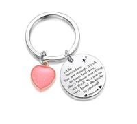 ZNOSVEI Mental Health Keychain Positive Affirmation Keychain Self Love Keychain Daily Reminder Gift, Little Reminders Keychain, Standard