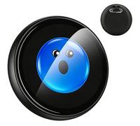 ZNP Digital Badge, AI Badge for Conversation Translations in 60 Languages, Adjustable Anime Style Digital Pin with Dynamic Touchscreen for Travel, Work and Daily Life