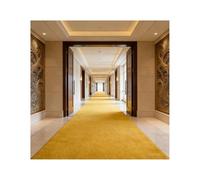 ZNQNDSR Aisle Runner Carpet Roll Premium Non-Slip Floor Carpets for Wedding Event Hallway & Party Decorations(Yellow,4.9x32.8ft)
