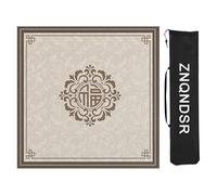 ZNQNDSR Mahjong Mat Thickened Mahjong Table Mat with Storage Bag, Mahjong Mat for Mahjong Pai Jiu Poker, Rubber Anti-Slip Mat(80cm/31in)