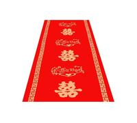 ZNQNDSR Red Carpet with Chinese Characters Non-Slip Aisle Runner for Wedding Celebrations & Festive Decor(4.9x98.4ft)