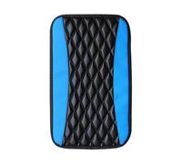 ZNQRY Leather Car Armrest Box Pad for Kia Stonic YB/KX1 2018 2019 2020 2021 2022 2023 2024 Waterproof Armrest Center Console Protector Cover Universal Arm Rest Cushion Pads,Blue