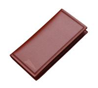 ZNTIHZ 1Pcs Simple Long Wallet Multi-Layer Card Case Driving License Cover Soft Grain Credit ID Holder for Banquets and Travel(Coffee)