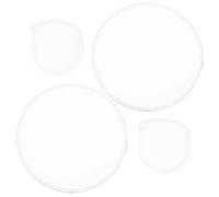 ZNTIHZ 2pcs Foldable Fan Summer Handheld Fan Round Folding Fan Blank Photo Taking Retro Folding Hand Fan Holiday Wedding Decoration For Personal Deco,Summer Party(White)