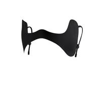 ZNTIHZ 2Pcs Summer Mask Sunscreen Face Scarf Solid Color Patches Protection Veil Cover Riding For Cycling And Touring(Black)