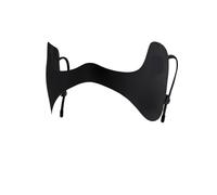 ZNTIHZ 2Pcs Summer Mask Sunscreen Face Scarf Solid Color Patches Protection Veil Cover Riding For Cycling And Touring(Black)