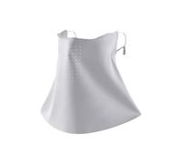 ZNTIHZ 2Pcs Thin Face Shield Breathable Neck Protection Sunscreen Cover Proof Material Can Drink Water For Cycling And Touring(Grey)