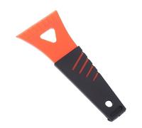 ZNTIHZ 5Pcs Mini Plastic Spatula Ice Scrapper For Car Frost Removal Scraper Windshield Cleaning Tool Snow Cooler Fridge For Wiping Away Ice And Snow(Orange)