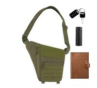 znutc Armpit Bag | Waist Bag Outdoor Travel | Adjustable Waterproof Wear-Resistant Nylon Bag, Multi-Purpose Compartments Bag for Travel