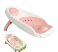 znutc Baby Bath Support - Baby Bathtub Seat | Non-Slip Soft Support, Adjustable Easy Rinse Bather, Comfortable Kids Shower Chair for Bathroom, Kids, Shower