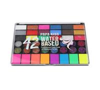 znutc Face Paint - 42 Colors Face Paint Kit for Halloween,Water Based Face Paint, Facepaint Makeup Kit, Face and Body Paint for Sensitive Skin, Kids