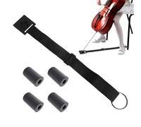 znutc Instrument Stop Stopper | Endpin Instrument Stopper Cello Adjustable Stop Strap,Thick Pad O-Ring Antiskid Device Non-Slip Floor Protector for Musical Instrument