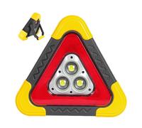 znutc LED Triangle Lights,Solar Car Warning Triangles - LED Lamp with 4 Modes, Safety Triangle LED Work Light for Vehicle Accident Repairing