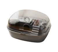 znutc Syrian Hamster Cage,Small Animal Transparent Fun & Interactive House Cage - 13.98 X 10.83 X 7.87 Inches Hamster Cage Includes Exercise Wheel For Active
