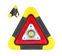 znutc Triangle Lights,Solar Car Warning Triangles - LED Lamp with 4 Modes, Safety Triangle LED Work Light for Vehicle Accident Repairing