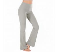 Znwerma Flared Leggings Women High Waisted Stretch Yoga Pants Bootcut Plain Tummy Control Flares Trousers Ladies Fashion Bootleg Workout Sport Gym Trouser
