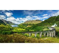 znwrr Glenfinan Viaduct Scotland DIY 5D Diamond Painting by Number Unique Kits Home Wall Decor Crystal Rhinestone Wall Decor 30x40cm