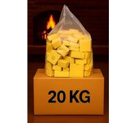ZNX Premium Firewood & Kindling - Half-Cut Logs for Open Fires, Camping Stoves & Pizza Ovens - Sustainable Wooden Fire Starters/Stove Fuel 5 Kg, 10 Kg, 15 Kg and 20 Kg (20 Kg)
