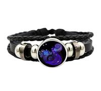 Zo-diac Signs Spirit Bracelet,universe bracelet,spirilet bracelet,the universe bracelet,manifestation bracelet,Zo-diac Spirit Constellation Bracelet, Constellation Leather Unisex Bracelet for Adults