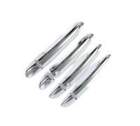 ZOALEUTD Car Door Handle Trim Compatible with Mazda 2 2008-2019 for 3 2010-2019 for 6 2007-2019 Car Chrome Door Handle Cover Trims Styling Replacements Accessories(Silver 2 Buttons)