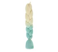 ZOAPDEBCE Human Hair Extension Tape, 100G 24 Inch Jumbo Braid Crochet Hair Extension For Braids Rainbow Braiding Hair Pre Stretched Synthetic Hair For Girl(1)(B61)
