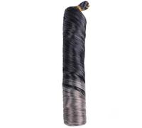 ZOAPDEBCE Human Hair Extension Tape, Synthetic Curly Braiding Hair 14Inch 150g Loose wave Curly Pre Stretched Spiral Curls Braiding Hair Extensions(4)(T1B/Grey)