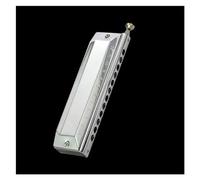 ZOAPDEBCEDiatonic Harmonica for Children& Adults, 12/16 Holes Chromatic Scale Harmonica C Key Black Gold Professional Mouth Harmonica Playing Musical Instrument harmonica Beginners(Silver 12 Holes)