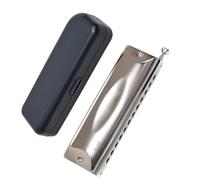 ZOAPDEBCEDiatonic Harmonica for Children& Adults, Chromatic Harmonica Instrument 64s 16 Holes / 48 12 Holes Professional Student Harmonica harmonica Beginners(48 12 holes)