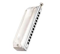 ZOAPDEBCEDiatonic Harmonica for Children& Adults, Professional Harmonica Student With 16 Holes Titanium Alloy Harmonica Precision Technology harmonica Beginners(12)