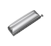 ZOAPDEBCEDiatonic Harmonica for Children& Adults, Student Harmonica Durable Silver Gold Professional Harmonica 12 Hole Chromatic Harmonica harmonica Beginners(Key of A)