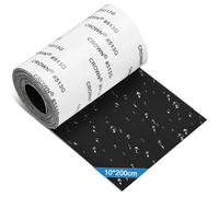 ZOBMIO 10 x 200 cm Self-Adhesive Patch Repair Kit, Waterproof Nylon Patch Repair, Black Patch, Down Jacket, Self-Adhesive for Pool, Rain Jacket, Sofas, Tent, Bags, Shoes