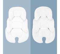 ZOBRO Baby Head & Body Support Kid Car Seat Insert Cozy Sleeping Head And Body Support Mat Car Seat Support Pillow Cushion For Stroller Car Seat High Chair,White