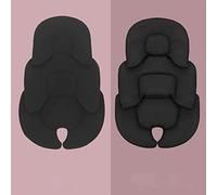 ZOBRO Baby Head & Body Support Kid Car Seat Insert Cozy Sleeping Head And Body Support Mat Car Seat Support Pillow Cushion For Stroller Car Seat High Chair,Black