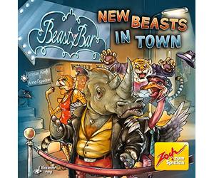 Zoch 601105156 Beasty Bar New Beasts in Town - The Character Card Game - Can be Played Independently & Combined - for 2 to 4 Players, Strategy Game, for Children from 8 Years