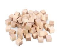 Zocipro 140Pcs Small Wooden Cubes, Square Wooden Blocks Natural for Craft, Unfinished Wood Cubes for DIY, Painting, Stamps, Handmade, Decoration, Woodcrafts (20mm)