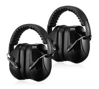 Zocipro 2Pcs Adults Ear Defenders, SNR 34dB Noise Cancelling Headphones with Adjustable Headband, Hearing Protection Sound Blocking Earmuffs for Autism Shooting Construction Work Mowing