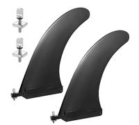 Zocipro 2Pcs Paddle Board Fin, 9 Inch Upgraded Nylon Surfboard Fins with 4 Screws, Universal Sup Fin Replacement, Detachable FCS Surfboard Fins for Paddleboard