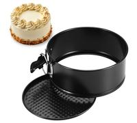 Zocipro 6" Round Cake Tins for Baking, 16cm Non Stick Springform Baking Tin with Removable Bottom, Small Cheesecake Tins Moulds Pan for Pie Cheesecake Pizzas Quiches