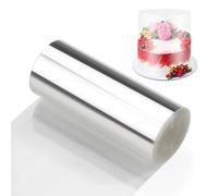 Zocipro Acetate Cake Collars, 10cm x 10m Thickened Acetate Sheets, Clear Transparent Acetate Roll for Baking Cakes, Chocolate Mousse Cake, Cake Decorating