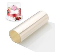 Zocipro Clear Acetate Cake Collars, 20cm x 10m Thickened Acetate Sheets
