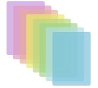 Zocipro Dyslexia Overlays, 8Pcs A4 Coloured Overlays Aids for Reading Beginner, Dyslexia, ADHD, Irlens Syndrome, Reduce Visual Stress