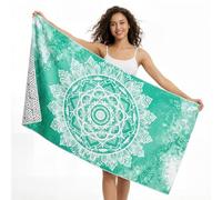 Zocipro Microfibre Beach Towels for Adults 180x90cm - Quick Drying, Sand Free & Lightweight - Reusable Soft Towels for Pool, Gym, Camping & Travel