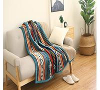 ZOCIS Sherpa Fleece Throw Blanket, Thick Double Sided Flannel Blankets, Reversible Soft Faux Fur Throws, Warm Plush Blankets for Sofa Bed Couch Travel,140x180cm,Style1
